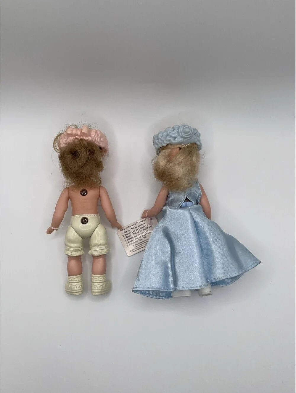2003-04 McDonald's Madame Alexander Flower Girl & Blue Fairy Wendy Doll Set 2